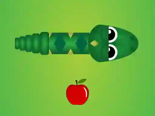 Гульня Snake Eats Apple онлайн
