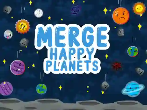 Гульня Merge Happy Planets онлайн