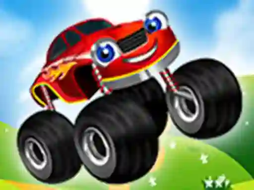 Гульня Monster Trucks Kids Racing онлайн