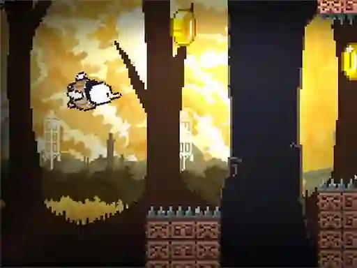 Гульня Flappy Ring онлайн