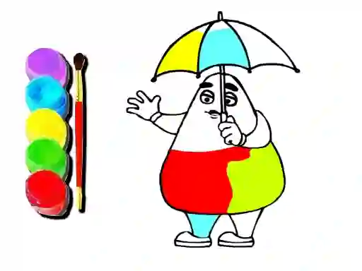 Гульня Grimace Click and Paint онлайн