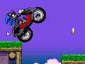 Гульня Sonic Ninja Motorbike  онлайн
