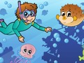 Гульня Дзеці Puzzle мора  онлайн