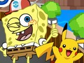 Гульня SpongeBob Покемон Go  онлайн