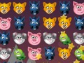 Гульня Funny Faces матч-3  онлайн
