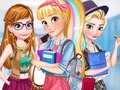 Гульня Дысней Girls Back To School  онлайн