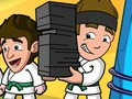 Гульня Kickin`it Чорны Аснова пояса  онлайн