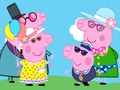 Гульня Peppa Pig: Сям'я апранаюцца  онлайн