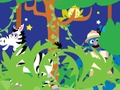 Гульня 123 Вуліца Сезам: Пляма Жывёлы  онлайн