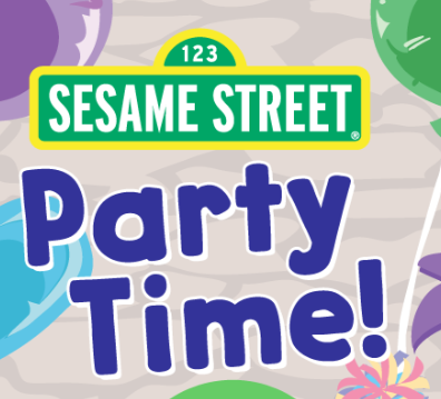 Гульня 123 Вуліца Сезам: Party Time  онлайн