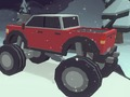 Гульня 3D Monster Truck: Ледзяныя дарогі  онлайн