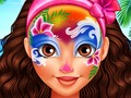 Гульня Акіянія Прынцэса Моана Face Art  онлайн