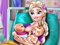 Гульня Ice Queen блізняты нараджэння  онлайн