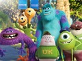 Гульня Монстры універсітэта Tic-Tac-Throw  онлайн