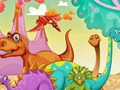 Гульня Дыназаўры World Hidden Мініятурны  онлайн