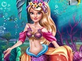 Гульня Ellie Русалка супраць прынцэсы  онлайн