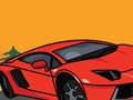 Гульня Lamborghini Размалёўка  онлайн