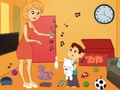 Гульня Мультыплікацыйны пакой дзяцей  онлайн