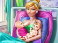 Гульня Папялушка блізняты нараджэння  онлайн