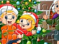 Гульня Xmas Святкаванне Jigsaw  онлайн