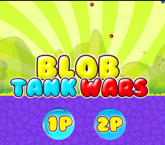 Гульня Blob Tank Wars онлайн