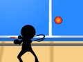Гульня Stickman Тэніс  онлайн