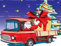 Гульня Санта-Trucks Jigsaw  онлайн