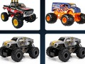 Гульня Monster Trucks памяці  онлайн