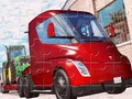 Гульня Tesla грузавік Jigsaw онлайн