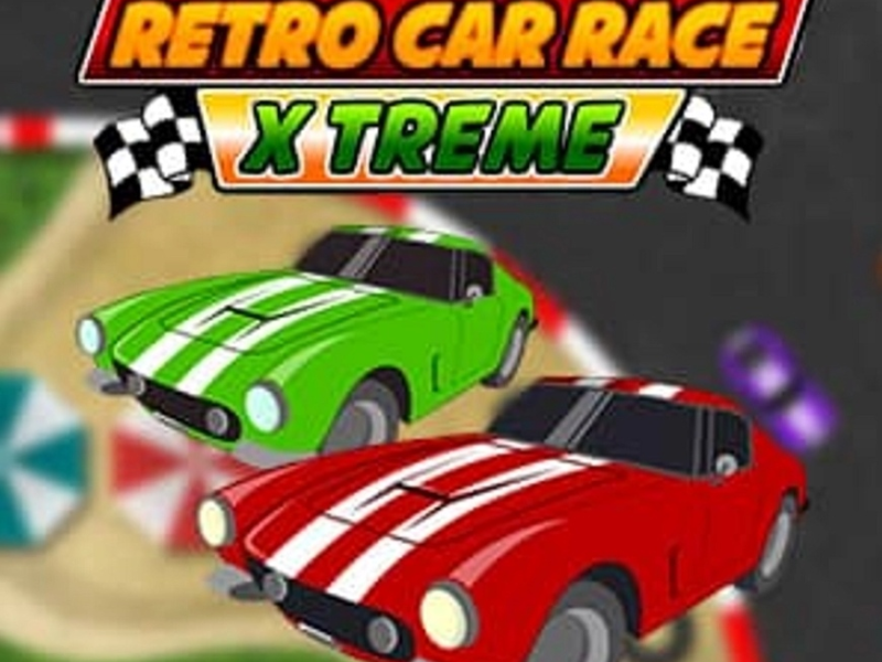 Гульня Retro Car Race Xtreme онлайн