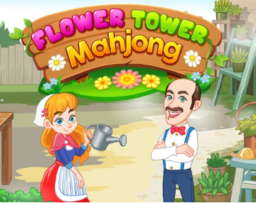 Гульня Flower Tower Маджонг  онлайн