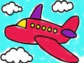 Гульня Самалёт Размалёўка  онлайн