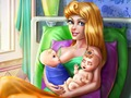 Гульня Sleepy Princess Twins Нараджэнне  онлайн