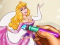 Гульня Сонная прынцэса-размалёўка  онлайн