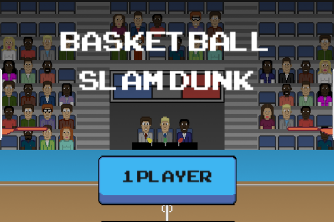 Гульня Баскетбол Slam Dunk  онлайн