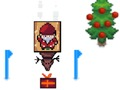 Гульня Pixel Santa Run онлайн
