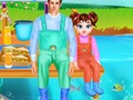 Гульня Шчаслівы выхадны дзень Baby Taylor  онлайн