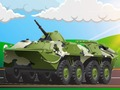 Гульня Пазл ваенных транспартных сродкаў  онлайн