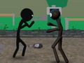 Гульня Stickman Ultimate Street Fighter 3D онлайн