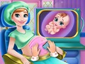 Гульня Ледзяная прынцэса цяжарная  онлайн