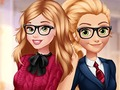 Гульня Вярнуцца да школы модніц  онлайн