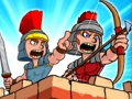 Гульня Прымяняйце абарону вежы Rush Rush Rome Wars онлайн