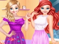 Гульня Дызайн плоскіх формаў Princess Fashion  онлайн