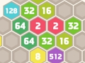 Гульня 2048 г. Блок зліцця Hexa  онлайн