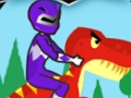 Гульня Power Rangers T-rex Runner онлайн