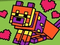 Гульня Лёгкая размалёўка для дзяцей Mineblox  онлайн