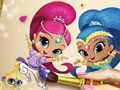 Гульня Кніжка-размалёўка Shimmer And Shine  онлайн