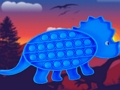 Гульня Дыназаўр Pop It Jigsaw  онлайн