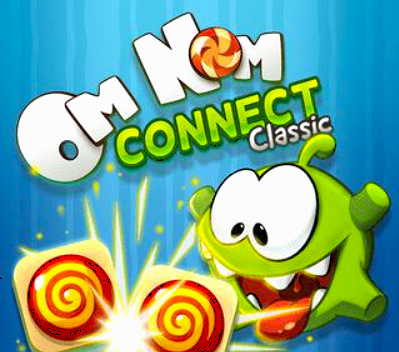 Гульня Om nom Connect Classic онлайн