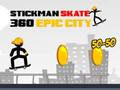Гульня Skitman Skate 360 Epic City онлайн